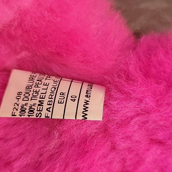 EMU Australia Rhinestone Mayberry Slippers in Pink  Anthropologie Size W 9 M 8 - Picture 6 of 13